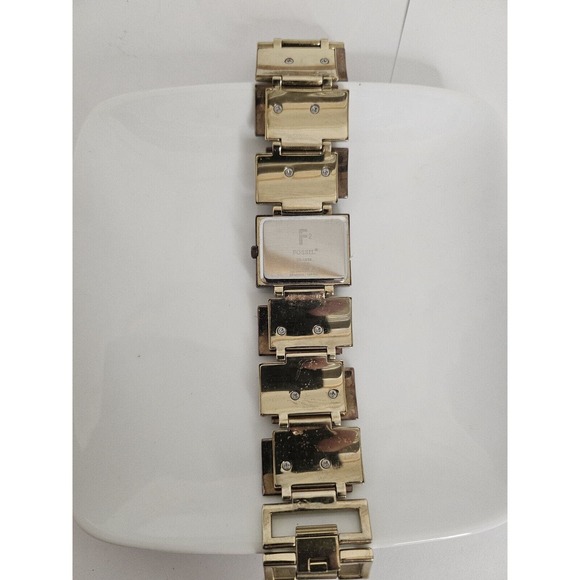 Vintage Ladies Fossil F2 Swiss Parts 1 JeweQuartz Watch 110705 Designer Working - Picture 14 of 16